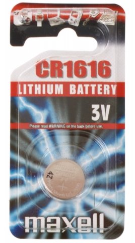 Батарейка литиевая дисковая Maxell Lithium, CR1616, 3V