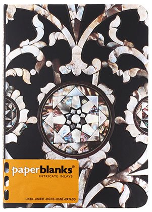 Книжка записная Paperblanks Intricate Inlays, 120*170 мм, 88 л., линия, «Хрустальный цветок»
