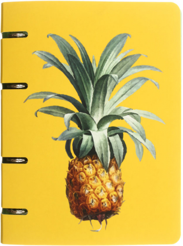 Тетрадь общая А5, 80 л. на кольцах «Полиграф Принт», 160*215 мм, клетка, «Ананас» Тетрадь общая А5, 80 л. на кольцах «Полиграф Принт», 160*215 мм, клетка, «Ананас»