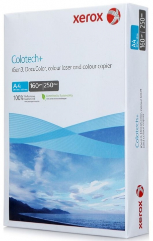 Бумага офисная Xerox Colotech + Production and Office Colour Laser А4 (210×297 мм), 160 г/м², 250 л. Бумага офисная Xerox Colotech + Production and Office Colour Laser А4 (210×297 мм), 160 г/м², 250 л.