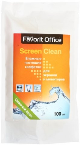 Сменный блок для тубы Screen Clean, 100 шт.