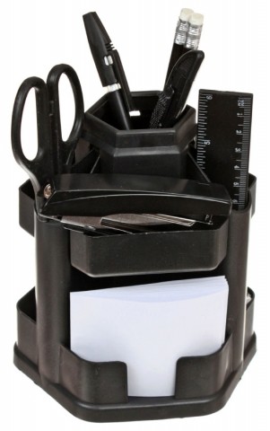 Органайзер настольный Office Space поворотный , 13 предметов, черный Органайзер настольный Office Space поворотный , 13 предметов, черный
