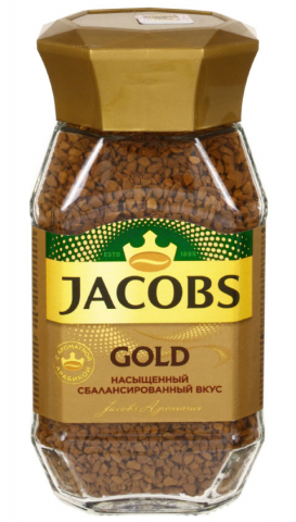 Кофе растворимый Jacobs Gold, 95 г, в стеклянной банке Кофе растворимый Jacobs Gold, 95 г, в стеклянной банке