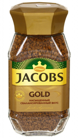 Кофе растворимый Jacobs Gold, 95 г, в стеклянной банке