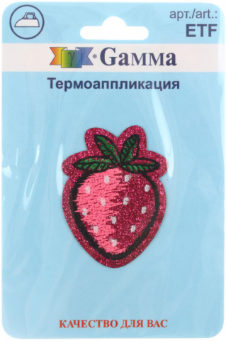 Термоаппликация Gamma №02, «Ягода», 3,4×4,5 см