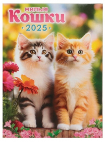 Календарь отрывной на магните на 2025 год Sima-Land, 9,5*13 см, «Милые кошки» Календарь отрывной на магните на 2025 год Sima-Land, 9,5*13 см, «Милые кошки»
