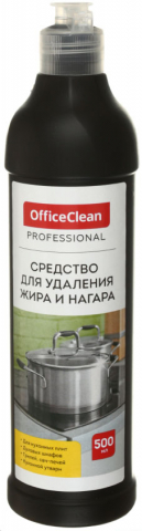 Средство для удаления жира и нагара OfficeClean Professional, 500 мл, «Антижир» гель