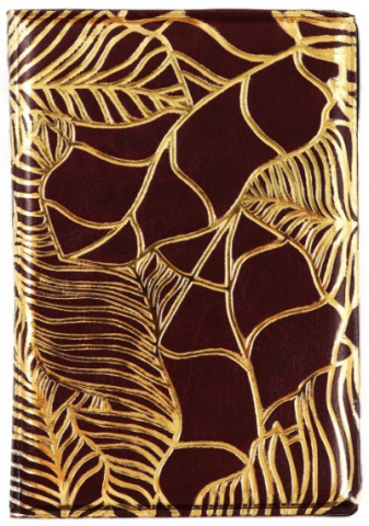 Обложка для паспорта Sima-Land, 90*135 мм, «Текстурные листья»