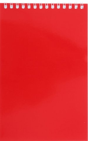 Блокнот на гребне «Проф-Пресс», 127*197 мм, 80 л., клетка, «Красный»