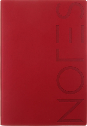 Ежедневник недатированный Lorex Notes Classic , 145*210 мм, 128 л., бордовый