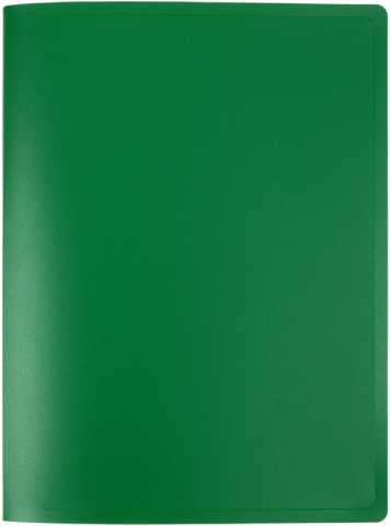 Папка-скоросшиватель пластиковая с пружиной Buro, толщина пластика 0,4 мм, зеленая