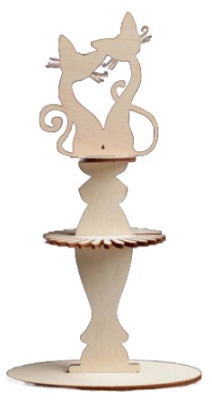 Салфетница деревянная Sima-Land, 22*12*0,3 см, «Котики» Салфетница деревянная Sima-Land, 22*12*0,3 см, «Котики»