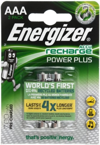 Аккумулятор Energizer Recharge, AAA, 1.2V, 700 mAh NH (2 шт. в упаковке)