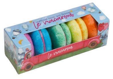 Набор бомбочек для ванн Les Macarons, 5 шт., 250 г