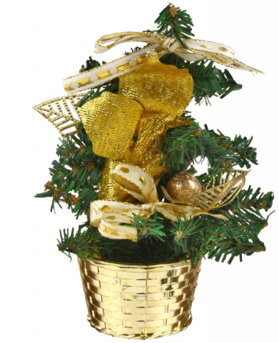 Елка искусственная с декором «Феникс-Презент», высота 20,3 см, «Ёлка золото» Елка искусственная с декором «Феникс-Презент», высота 20,3 см, «Ёлка золото»