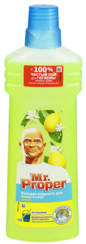 Средство для мытья полов и стен Mr.Proper, 750 мл, «Лимон» Средство для мытья полов и стен Mr.Proper, 750 мл, «Лимон»