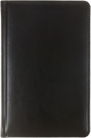 Ежедневник недатированный Brauberg Rainbow, 140*210 мм, 136 л., черный