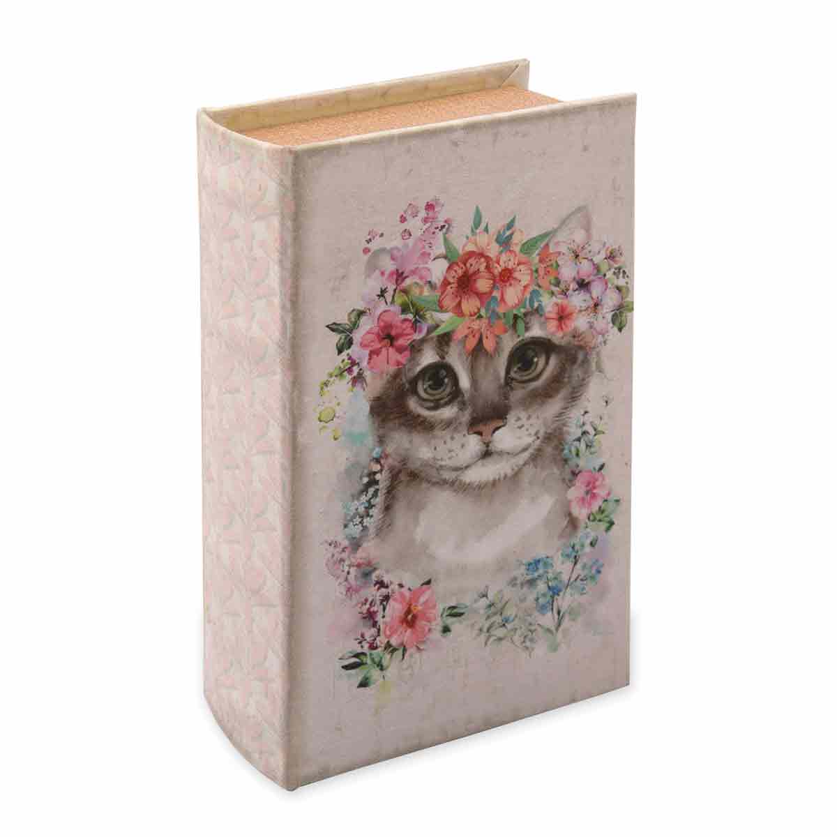 Шкатулка-книга Gamma BBK-01 17×11×5 см, № 125, «Красавица кошка»