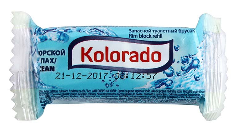 Сменный блок для унитаза Kolorado 40 г, «Морской» Сменный блок для унитаза Kolorado 40 г, «Морской»