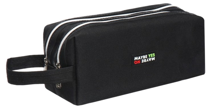 Пенал мягкий двухкамерный Sima-Land 90×210×90 мм, deVente May Be Yes