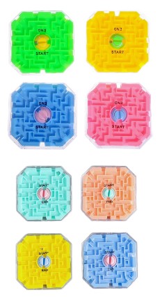 Игра-головоломка «Лабиринт», 7*7*1 см, ассорти