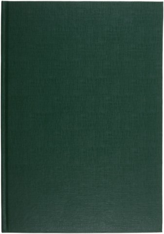 Книга учета «Красная звезда», 205*294 мм, 100 л., клетка, зеленая