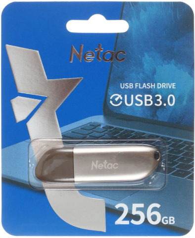 Флеш-накопитель Netac U352 (3.0), 256 Gb, корпус серебристый Флеш-накопитель Netac U352 (3.0), 256 Gb, корпус серебристый