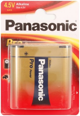 Батарейка щелочная Panasonic Pro Power, 3LR12, 4,5V