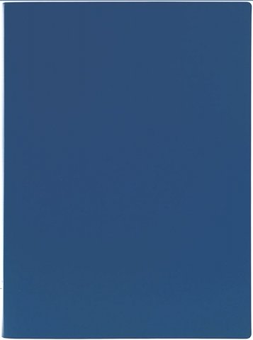 Папка пластиковая с боковым зажимом Lite, толщина пластика 0,5 мм, синяя