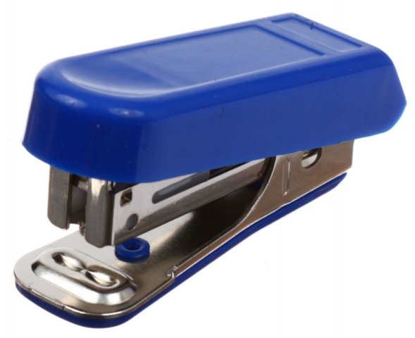 Степлер-мини Office Space скобы №10, 7 л., 58 мм, синий