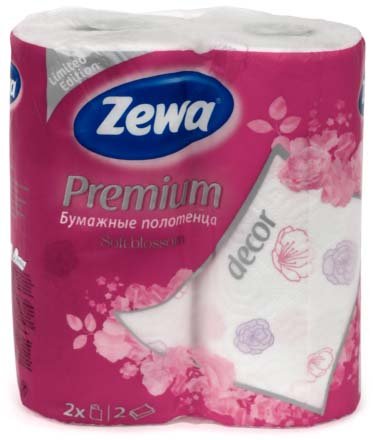 Полотенца бумажные Zewa Premium (в рулоне), 2 рулона, ширина 230 мм, цветные Полотенца бумажные Zewa Premium (в рулоне), 2 рулона, ширина 230 мм, цветные