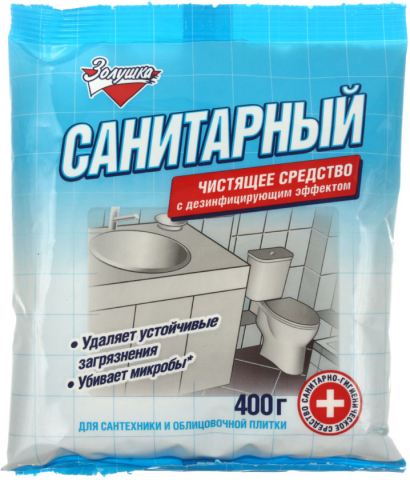 Средство для чистки сантехники «Золушка. Санитарный», 400 г Средство для чистки сантехники «Золушка. Санитарный», 400 г