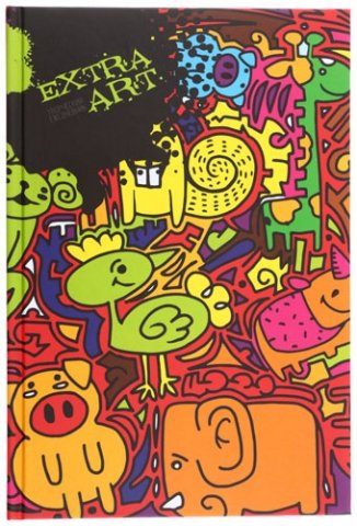 Ежедневник недатированный «Творческий Extra Art», 167*246 мм, 128 л., «Разноцветное настроение»