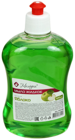 Мыло жидкое «Мелодия» 500 мл, «Яблоко»