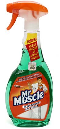 Средство для мытья стекол Mr. Muscle, 500 мл, с распылителем, «Профессионал для стекол с нашатырным спиртом» Средство для мытья стекол Mr. Muscle, 500 мл, с распылителем, «Профессионал для стекол с нашатырным спиртом»