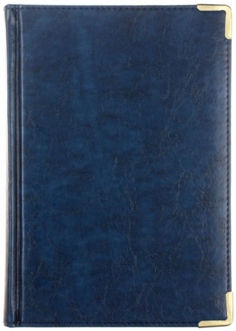 Ежедневник полудатированный Nappa, 145*210 мм, 192 л., синий