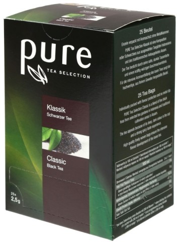 Чай Pure Tea Selection, 62,5 г, 25 пакетиков, Classic, черный чай