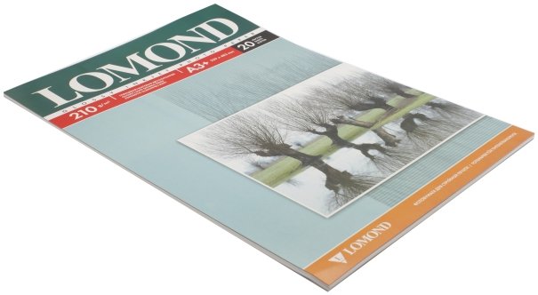 Бумага для струйной фотопечати глянцевая/матовая двусторонняя Lomond А3+ (329×483 мм), 210 г/м², 20 л. Бумага для струйной фотопечати глянцевая/матовая двусторонняя Lomond А3+ (329×483 мм), 210 г/м², 20 л.