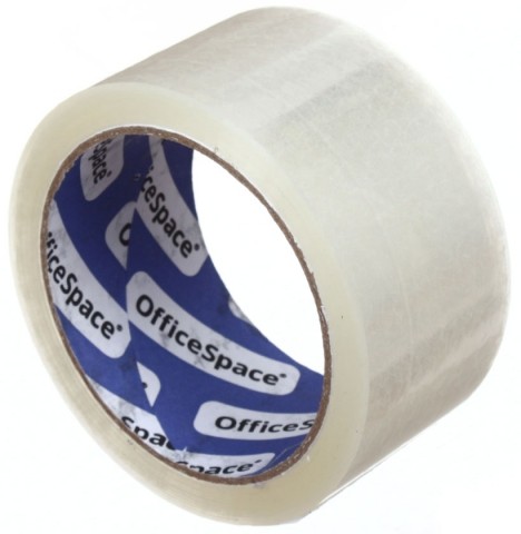 Клейкая лента упаковочная OfficeSpace 48 мм×66 м, толщина ленты 40 мкм, прозрачная Клейкая лента упаковочная OfficeSpace 48 мм×66 м, толщина ленты 40 мкм, прозрачная