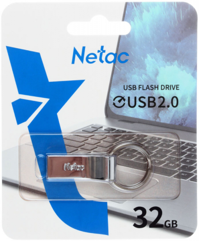 Флеш-накопитель Netac U275 (2.0), 32 Gb, корпус серебристый Флеш-накопитель Netac U275 (2.0), 32 Gb, корпус серебристый