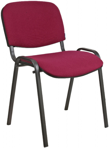 Стул офисный Helmi HL-F01 «Изо» для посетителей обивка - бордовая ткань Стул офисный Helmi HL-F01 «Изо» для посетителей обивка - бордовая ткань
