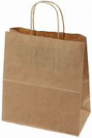 Пакет бумажный с ручками 220×280×120 мм