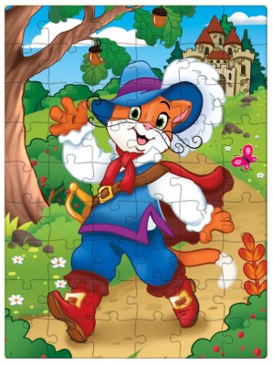 Пазлы детские Sima-Land, 17,5*13 см, 54 элемента, «Кот в сапогах» Пазлы детские Sima-Land, 17,5*13 см, 54 элемента, «Кот в сапогах»