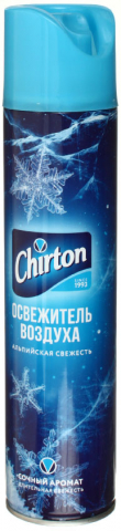Освежитель воздуха Chirton, 300 мл, «Альпийская свежесть» Освежитель воздуха Chirton, 300 мл, «Альпийская свежесть»