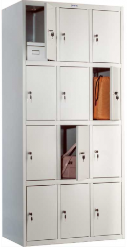 Шкаф для раздевалок серии LS (LE), LS(LE)-34: 12 секций Шкаф для раздевалок серии LS (LE), LS(LE)-34: 12 секций
