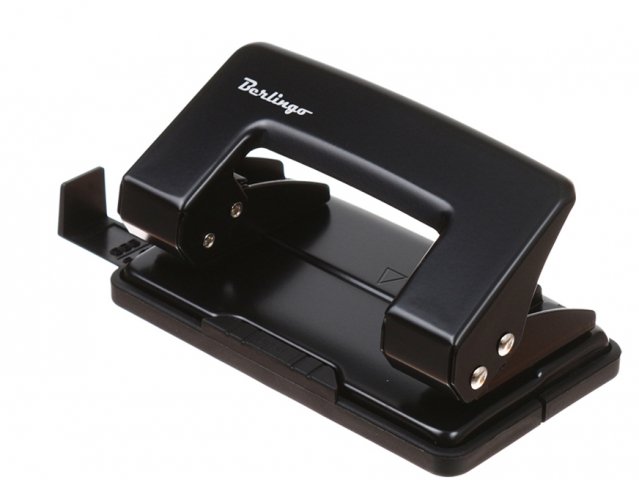 Дырокол Berlingo 105×60 мм, 10 л., черный