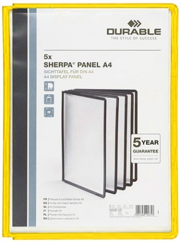 Демопанель Durable Sherpa, желтая (цена за 1 шт.) Демопанель Durable Sherpa, желтая (цена за 1 шт.)