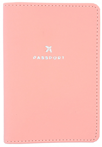Обложка для паспорта OfficeSpace Journey 95×135 мм, персиковая