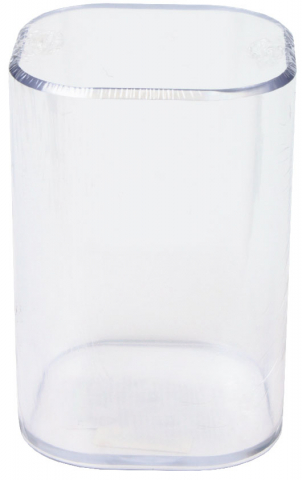 Стакан для канцелярских принадлежностей «Стамм. Фаворит» 100×70 мм, прозрачный Стакан для канцелярских принадлежностей «Стамм. Фаворит» 100×70 мм, прозрачный