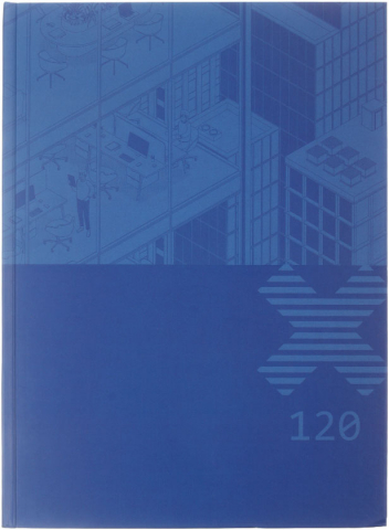 Бизнес-блокнот BG А4 (120 л.), 215*295 мм, 120 л., клетка, Office Time